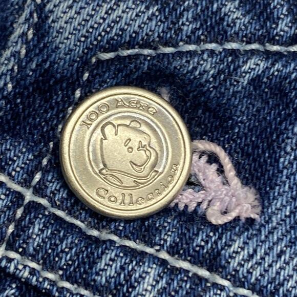 Vintage Disney Winnie the Pooh 100 Acre Collection Denim Overalls Sz 2T - Picture 9 of 14
